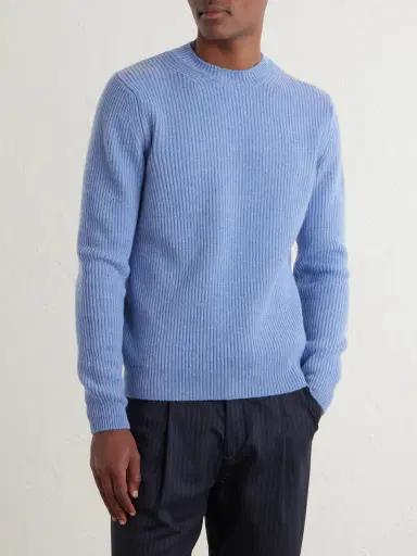Slowear Slim-Fit Ribbed Wool Sweater - Men | Thumbnail 3 Slowear Slim-Fit Ribbed Wool Sweater - Men | Thumbnail 3