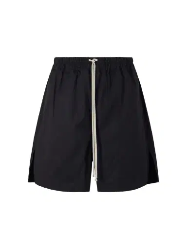 Rick Owens Boxer Straight-Leg Cotton-Blend Canvas Drawstring Shorts - Men | Thumbnail 1 Rick Owens Boxer Straight-Leg Cotton-Blend Canvas Drawstring Shorts - Men | Thumbnail 1