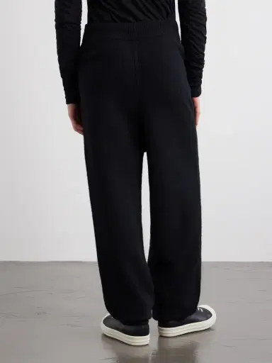 Rick Owens Straight-Leg Knitted Cashmere-Blend Sweatpants - Men | Thumbnail 4 Rick Owens Straight-Leg Knitted Cashmere-Blend Sweatpants - Men | Thumbnail 4