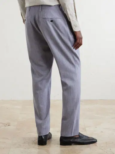 MR P. Straight-Leg Pleated Wool, Silk and Linen-Blend Suit Trousers - Men | Thumbnail 4 MR P. Straight-Leg Pleated Wool, Silk and Linen-Blend Suit Trousers - Men | Thumbnail 4