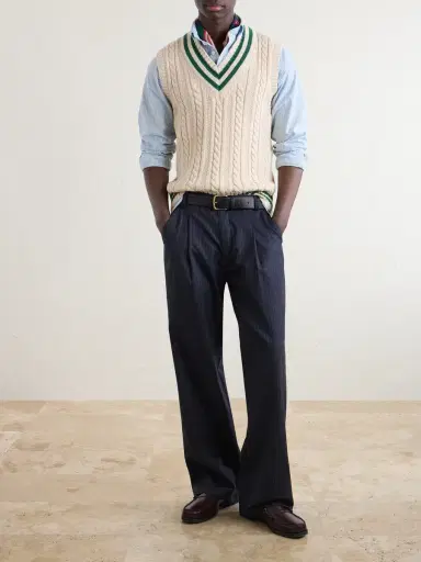 Drake's Button-Down Collar Striped Cotton Shirt - Men | Thumbnail 2 Drake's Button-Down Collar Striped Cotton Shirt - Men | Thumbnail 2