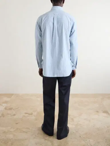 Drake's Button-Down Collar Striped Cotton Shirt - Men | Thumbnail 4 Drake's Button-Down Collar Striped Cotton Shirt - Men | Thumbnail 4