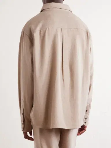 The Elder Statesman Wool and Cashmere-Blend Shirt - Men | Thumbnail 4 The Elder Statesman Wool and Cashmere-Blend Shirt - Men | Thumbnail 4