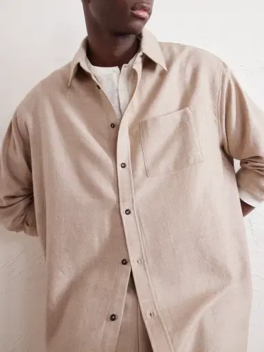 The Elder Statesman Wool and Cashmere-Blend Shirt - Men | Thumbnail 5 The Elder Statesman Wool and Cashmere-Blend Shirt - Men | Thumbnail 5