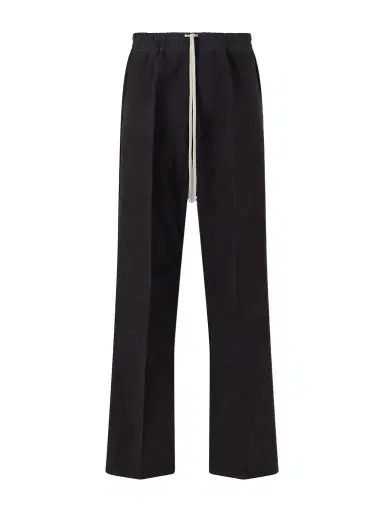 Rick Owens Dietrich Straight-Leg Cotton-Twill Drawstring Trousers - Men | Thumbnail 1 Rick Owens Dietrich Straight-Leg Cotton-Twill Drawstring Trousers - Men | Thumbnail 1