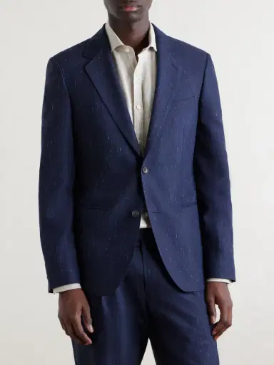 MR P. Wool and Silk-Blend Dupioni Suit Jacket - Men | Thumbnail 3 MR P. Wool and Silk-Blend Dupioni Suit Jacket - Men | Thumbnail 3