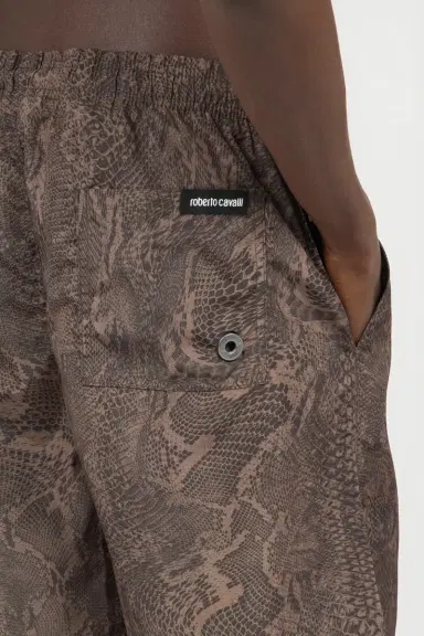 Roberto Cavalli Swimsuit in Dark Python Print | Thumbnail 5 Roberto Cavalli Swimsuit in Dark Python Print | Thumbnail 5