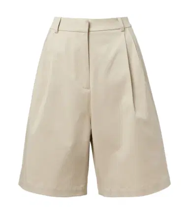 The Frankie Shop Marfa pleated cotton Bermuda shorts | Thumbnail 1 The Frankie Shop Marfa pleated cotton Bermuda shorts | Thumbnail 1