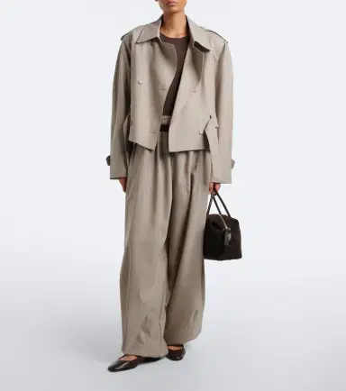 The Frankie Shop Oakdale virgin wool wide-leg pants | Thumbnail 2 The Frankie Shop Oakdale virgin wool wide-leg pants | Thumbnail 2