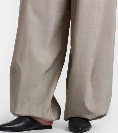 The Frankie Shop Oakdale virgin wool wide-leg pants | Thumbnail 4 The Frankie Shop Oakdale virgin wool wide-leg pants | Thumbnail 4