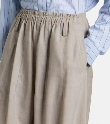 The Frankie Shop Oakdale virgin wool wide-leg pants | Thumbnail 5 The Frankie Shop Oakdale virgin wool wide-leg pants | Thumbnail 5
