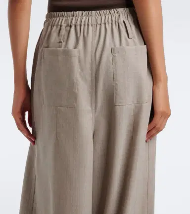 The Frankie Shop Oakdale virgin wool wide-leg pants | Thumbnail 6 The Frankie Shop Oakdale virgin wool wide-leg pants | Thumbnail 6
