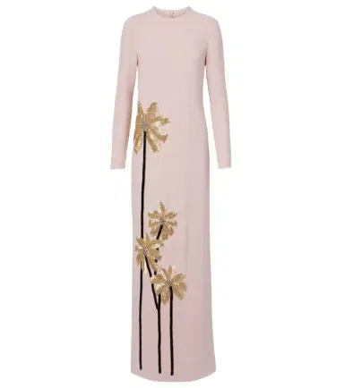 Costarellos Nevina crystal-embellished crêpe gown | Thumbnail 1 Costarellos Nevina crystal-embellished crêpe gown | Thumbnail 1