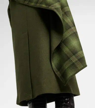 The Attico Scarf-detail wool-blend coat | Thumbnail 2 The Attico Scarf-detail wool-blend coat | Thumbnail 2
