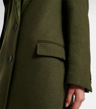 The Attico Scarf-detail wool-blend coat | Thumbnail 3 The Attico Scarf-detail wool-blend coat | Thumbnail 3