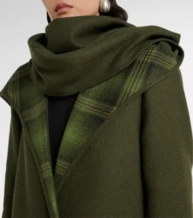 The Attico Scarf-detail wool-blend coat | Thumbnail 5 The Attico Scarf-detail wool-blend coat | Thumbnail 5
