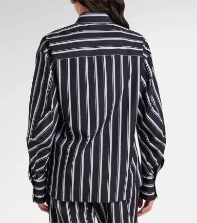 The Attico Striped cotton poplin shirt | Thumbnail 2 The Attico Striped cotton poplin shirt | Thumbnail 2