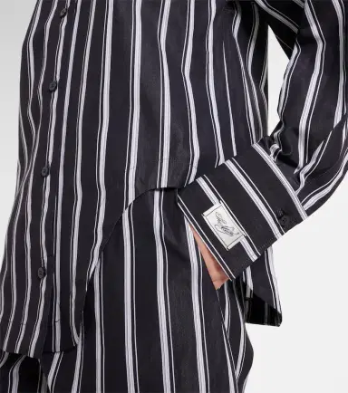 The Attico Striped cotton poplin shirt | Thumbnail 3 The Attico Striped cotton poplin shirt | Thumbnail 3