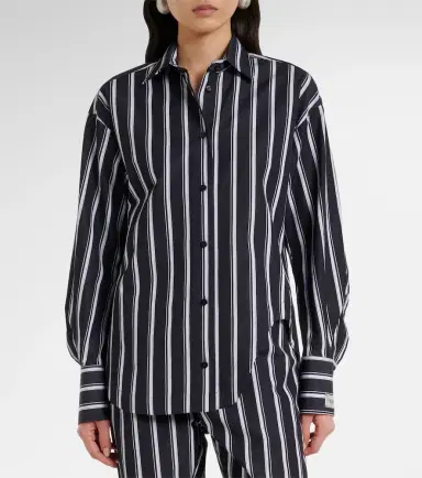 The Attico Striped cotton poplin shirt | Thumbnail 4 The Attico Striped cotton poplin shirt | Thumbnail 4