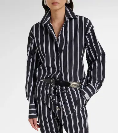 The Attico Striped cotton poplin shirt | Thumbnail 5 The Attico Striped cotton poplin shirt | Thumbnail 5