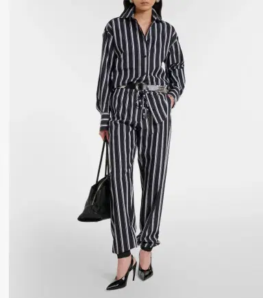 The Attico Striped cotton poplin shirt | Thumbnail 6 The Attico Striped cotton poplin shirt | Thumbnail 6