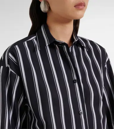The Attico Striped cotton poplin shirt | Thumbnail 7 The Attico Striped cotton poplin shirt | Thumbnail 7
