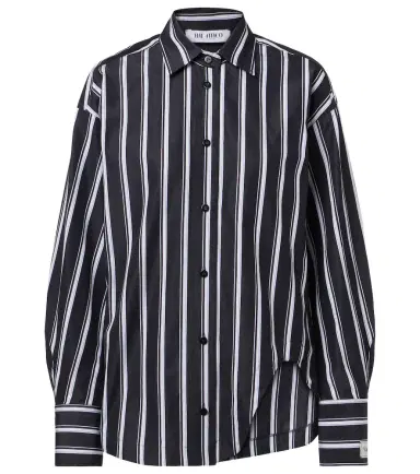The Attico Striped cotton poplin shirt | Thumbnail 1 The Attico Striped cotton poplin shirt | Thumbnail 1
