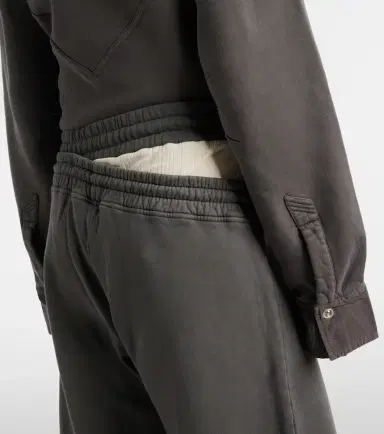 The Attico Cotton jersey barrel-leg sweatpants | Thumbnail 2 The Attico Cotton jersey barrel-leg sweatpants | Thumbnail 2