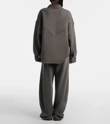 The Attico Cotton jersey barrel-leg sweatpants | Thumbnail 4 The Attico Cotton jersey barrel-leg sweatpants | Thumbnail 4