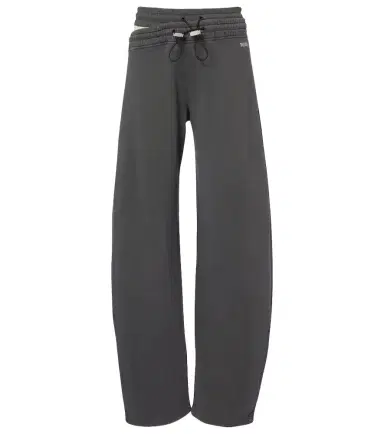 The Attico Cotton jersey barrel-leg sweatpants | Thumbnail 1 The Attico Cotton jersey barrel-leg sweatpants | Thumbnail 1