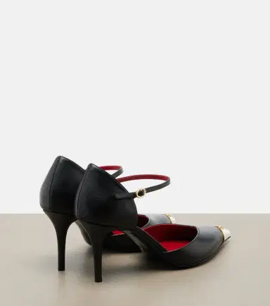 Valentino Garavani D'Orsay Heartip leather pumps | Thumbnail 3 Valentino Garavani D'Orsay Heartip leather pumps | Thumbnail 3