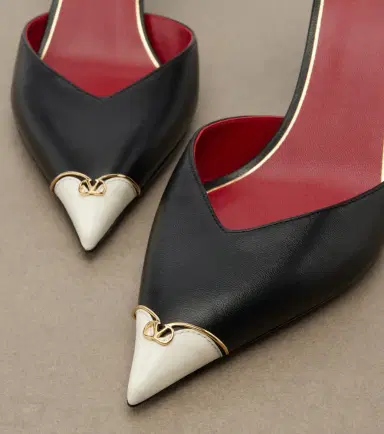 Valentino Garavani D'Orsay Heartip leather pumps | Thumbnail 4 Valentino Garavani D'Orsay Heartip leather pumps | Thumbnail 4