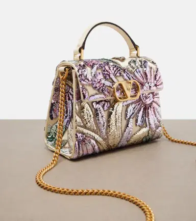 Valentino Garavani VSling Mini sequined satin top-handle bag | Thumbnail 3 Valentino Garavani VSling Mini sequined satin top-handle bag | Thumbnail 3