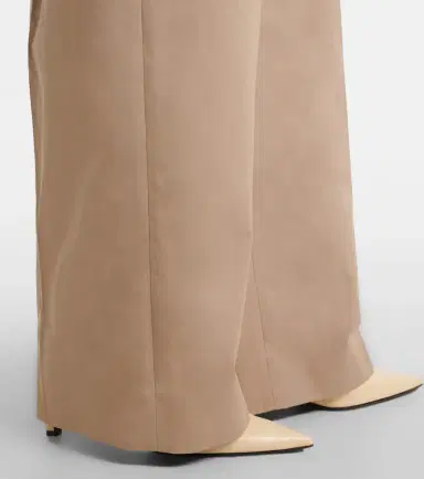 Jil Sander Pleated cotton twill wide-leg pants | Thumbnail 5 Jil Sander Pleated cotton twill wide-leg pants | Thumbnail 5