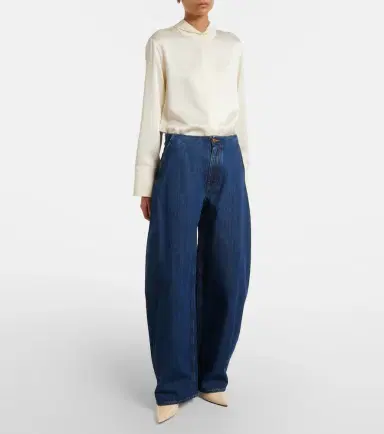 Jil Sander Barrel-leg jeans | Thumbnail 3 Jil Sander Barrel-leg jeans | Thumbnail 3