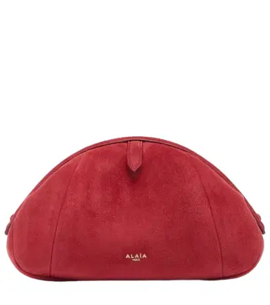 Alaia Alaïa Purse Small suede clutch | Thumbnail 1 Alaia Alaïa Purse Small suede clutch | Thumbnail 1