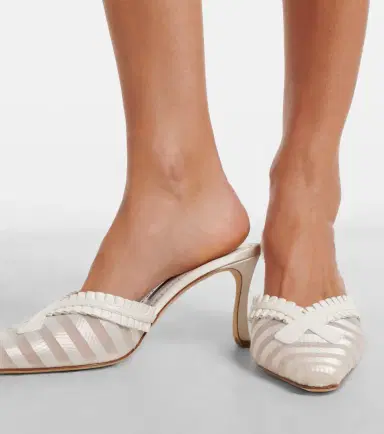 Manolo Blahnik Voluptia organza mules | Thumbnail 6 Manolo Blahnik Voluptia organza mules | Thumbnail 6