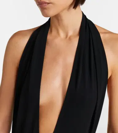 Gucci Halterneck open-back jersey bodysuit | Thumbnail 5 Gucci Halterneck open-back jersey bodysuit | Thumbnail 5