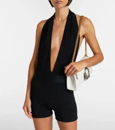 Gucci Halterneck open-back jersey bodysuit | Thumbnail 6 Gucci Halterneck open-back jersey bodysuit | Thumbnail 6