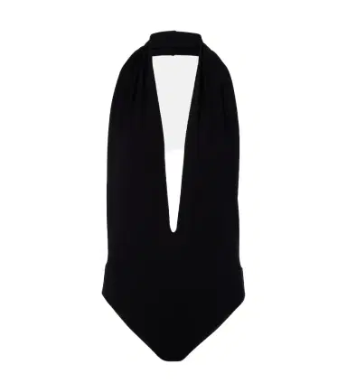 Gucci Halterneck open-back jersey bodysuit | Thumbnail 1 Gucci Halterneck open-back jersey bodysuit | Thumbnail 1