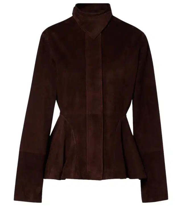 Alaïa Peplum suede jacket Alaïa Peplum suede jacket