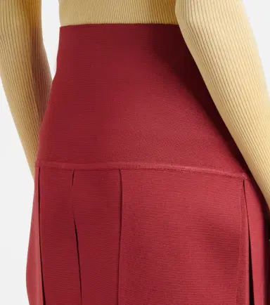 Alaïa Alaïa Pleated midi skirt | Thumbnail 3 Alaïa Alaïa Pleated midi skirt | Thumbnail 3