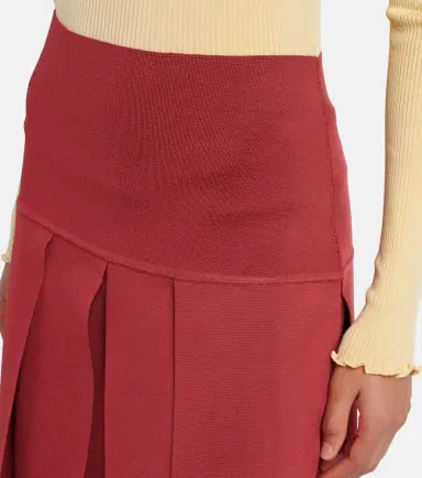 Alaïa Alaïa Pleated midi skirt | Thumbnail 4 Alaïa Alaïa Pleated midi skirt | Thumbnail 4