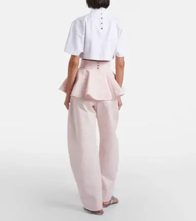Alaïa Alaïa High-rise barrel-leg jeans | Thumbnail 4 Alaïa Alaïa High-rise barrel-leg jeans | Thumbnail 4