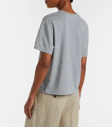 Toteme Jersey T-shirt | Thumbnail 4 Toteme Jersey T-shirt | Thumbnail 4