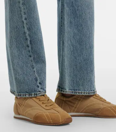 TOTEME Flex suede-trimmed sneakers | Thumbnail 6 TOTEME Flex suede-trimmed sneakers | Thumbnail 6