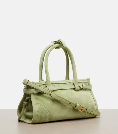 Prada Bonnie Mini suede top-handle bag | Thumbnail 3 Prada Bonnie Mini suede top-handle bag | Thumbnail 3