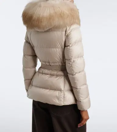 Moncler Boed shearling-trimmed down jacket | Thumbnail 2 Moncler Boed shearling-trimmed down jacket | Thumbnail 2
