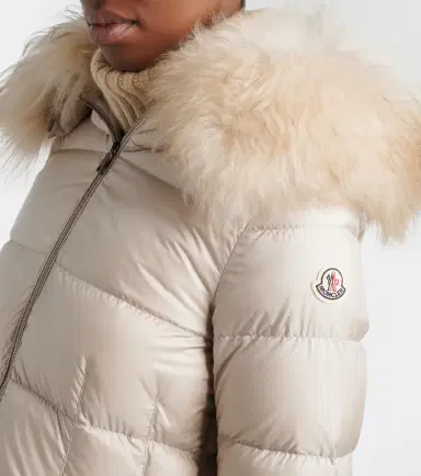 Moncler Boed shearling-trimmed down jacket | Thumbnail 5 Moncler Boed shearling-trimmed down jacket | Thumbnail 5