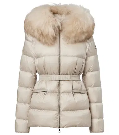 Moncler Boed shearling-trimmed down jacket | Thumbnail 1 Moncler Boed shearling-trimmed down jacket | Thumbnail 1